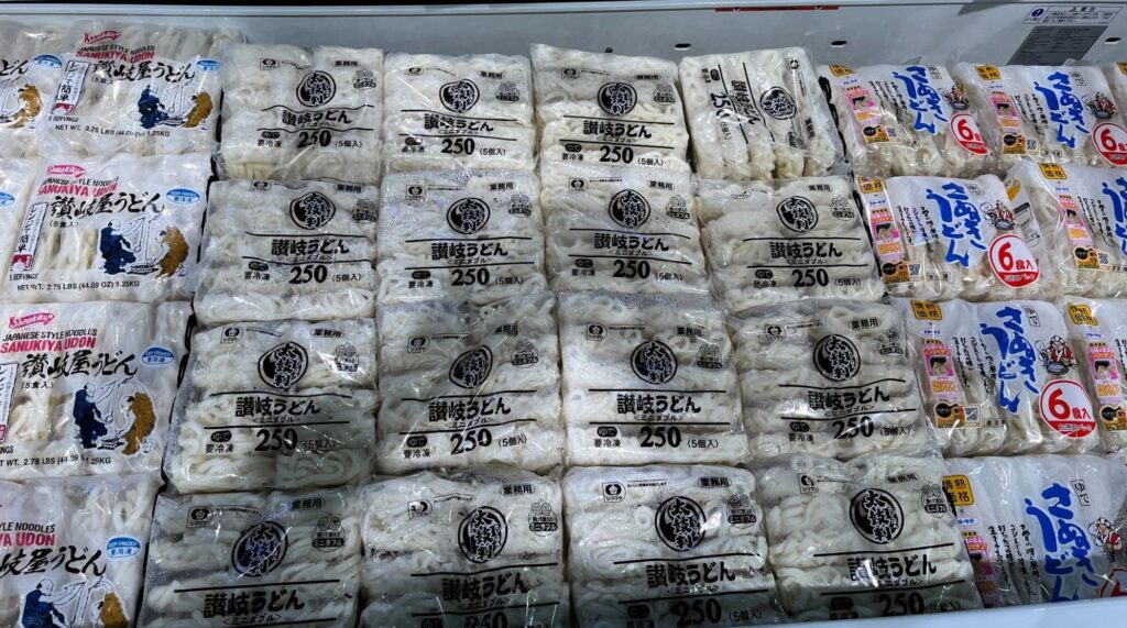 FiarPriceで売っているうどんの種類